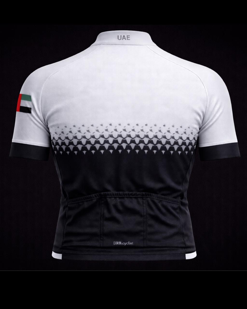 Elite Black and White UAE Cycling Jersey